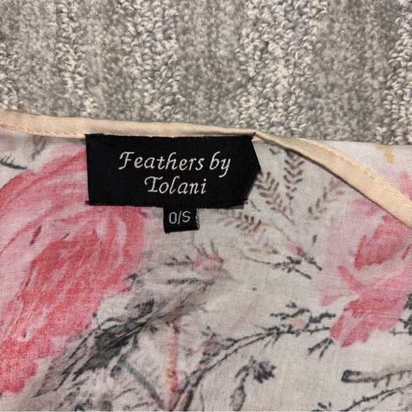 Feathers By Tolani Floral Print Kimono Colorful Boho Beach Women’s One Size - Picture 8 of 8